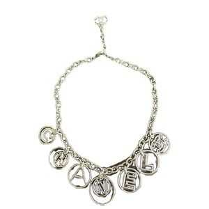 CHANEL Logo Collar Necklace